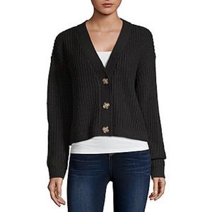 V-Neck Long Sleeve Cardigan